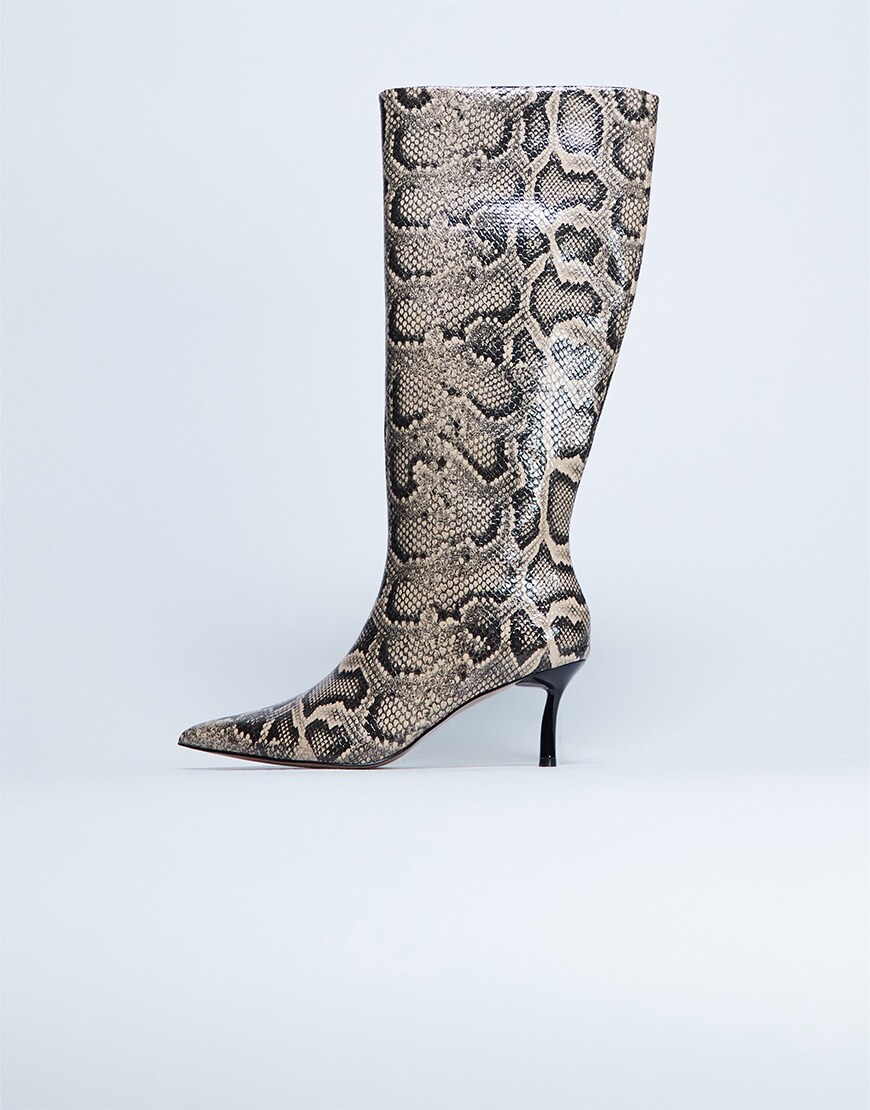 Snakeskin boots