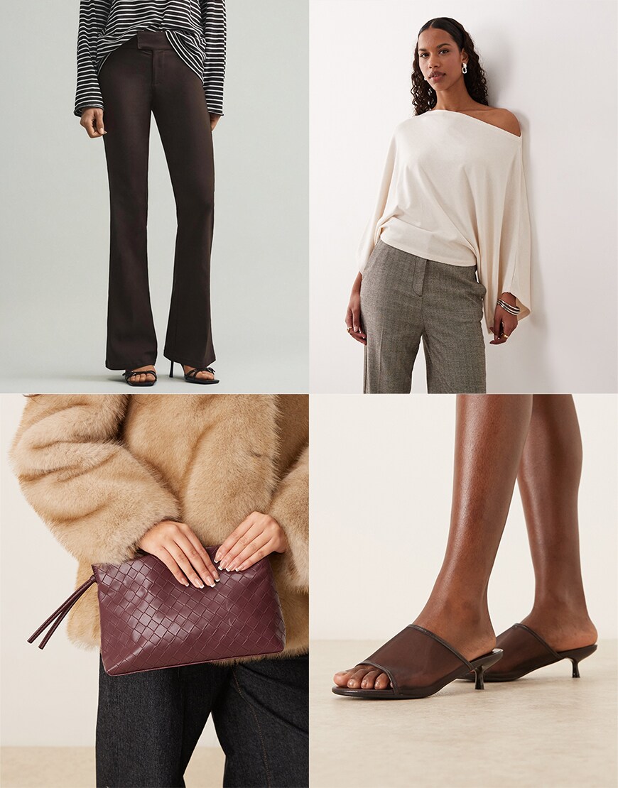 Collage of ASOS clothes