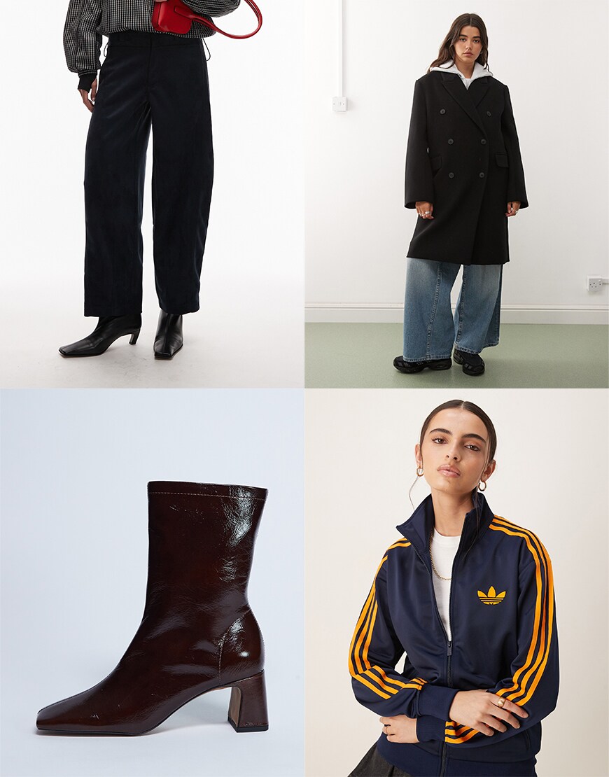 Collage of ASOS clothes