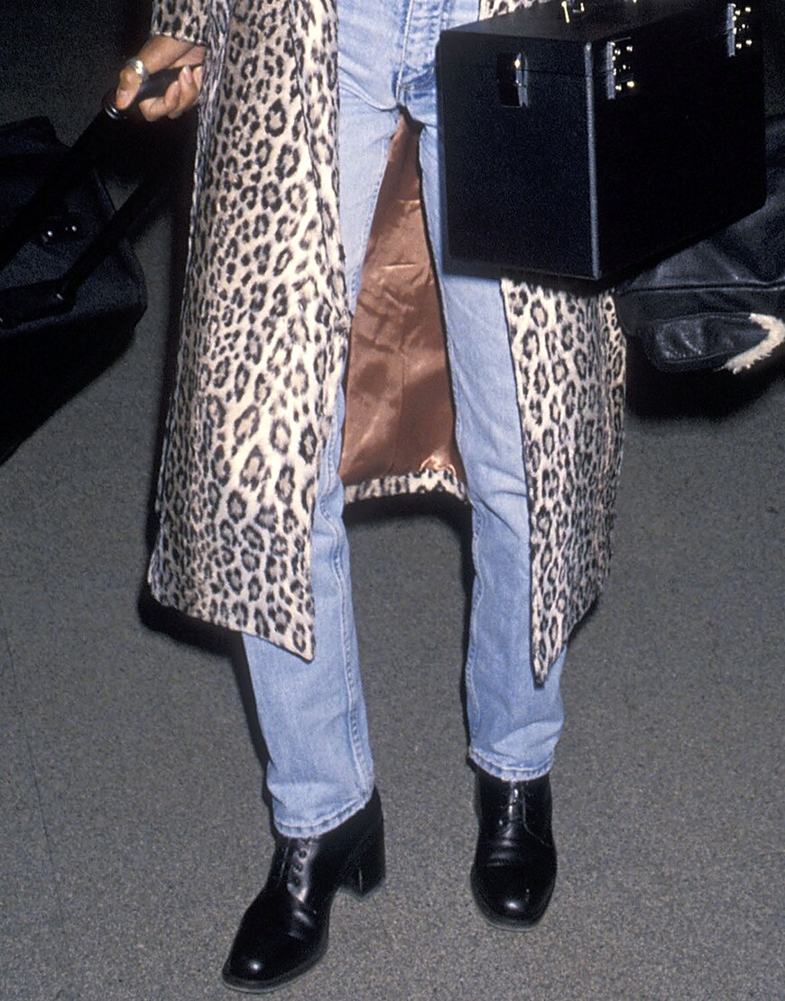 90s heeled boots and jeans | ASOS Style Feed