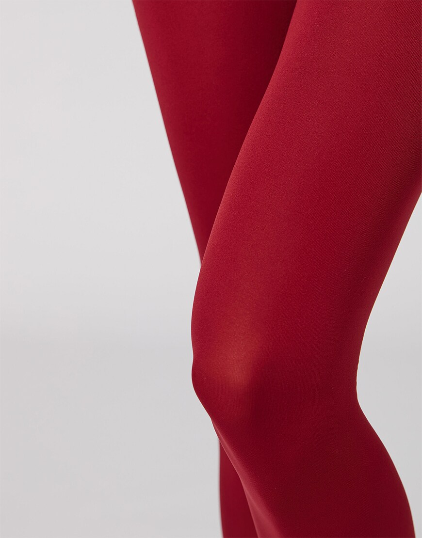 Red Calzedonia tights