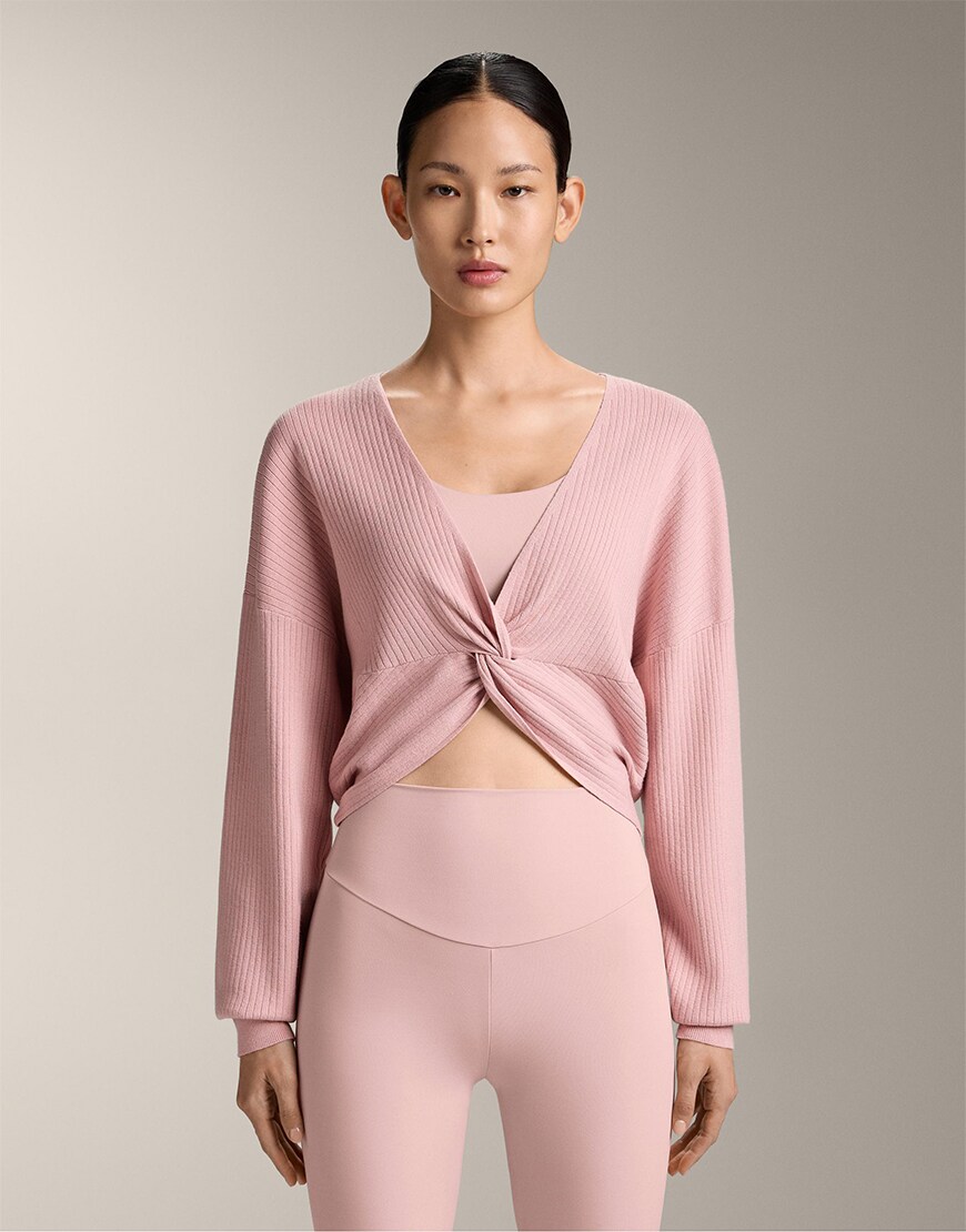 Date night tops | Woman wearing a pink outfit