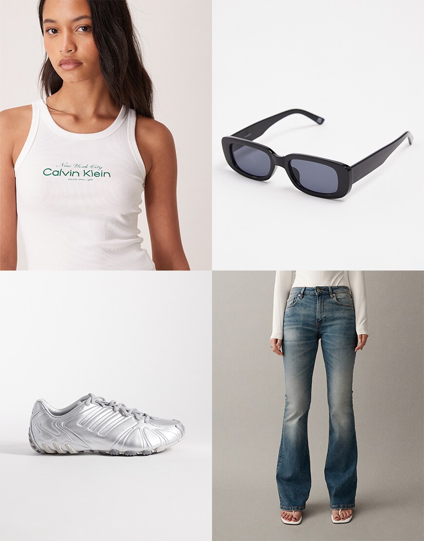 Collage of ASOS clothes