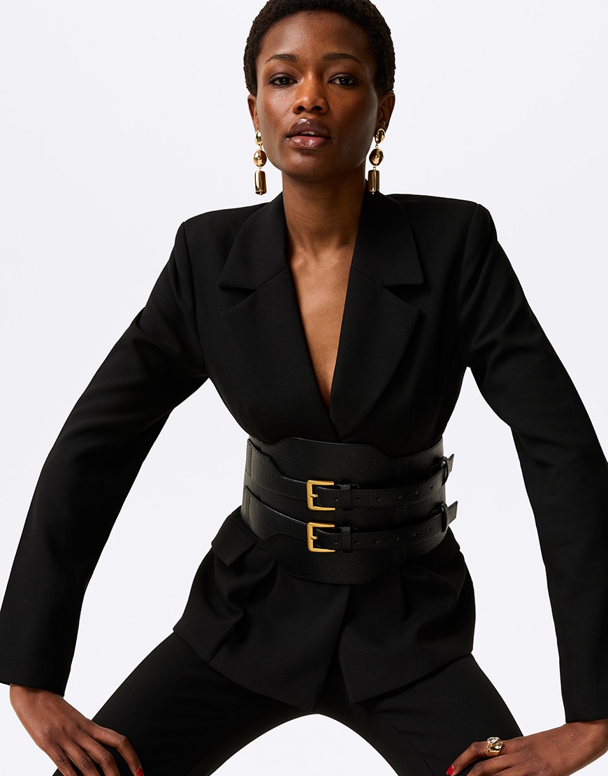 Woman wearing black jumpsuit | ASOS Style Feed