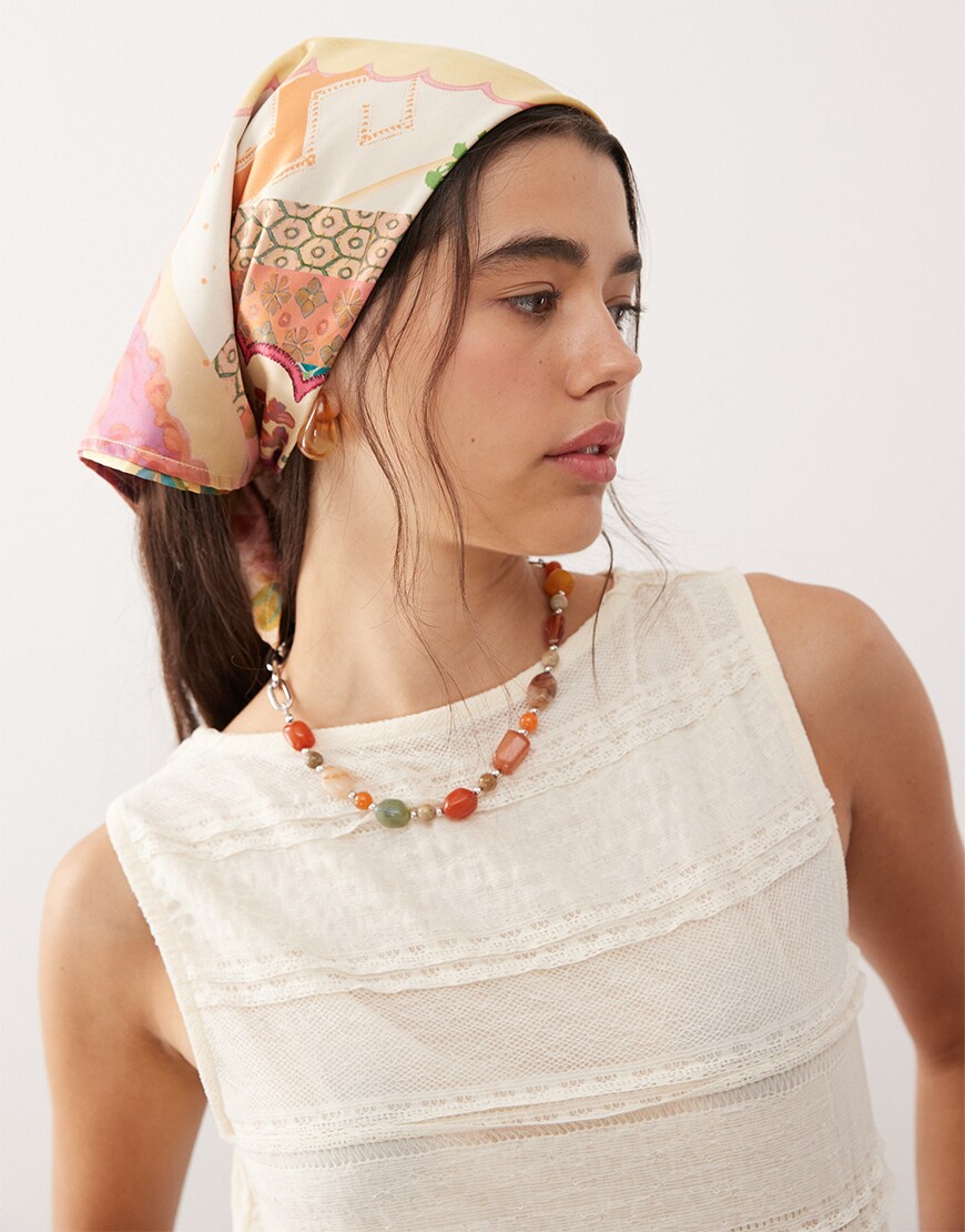 Floral headscarf