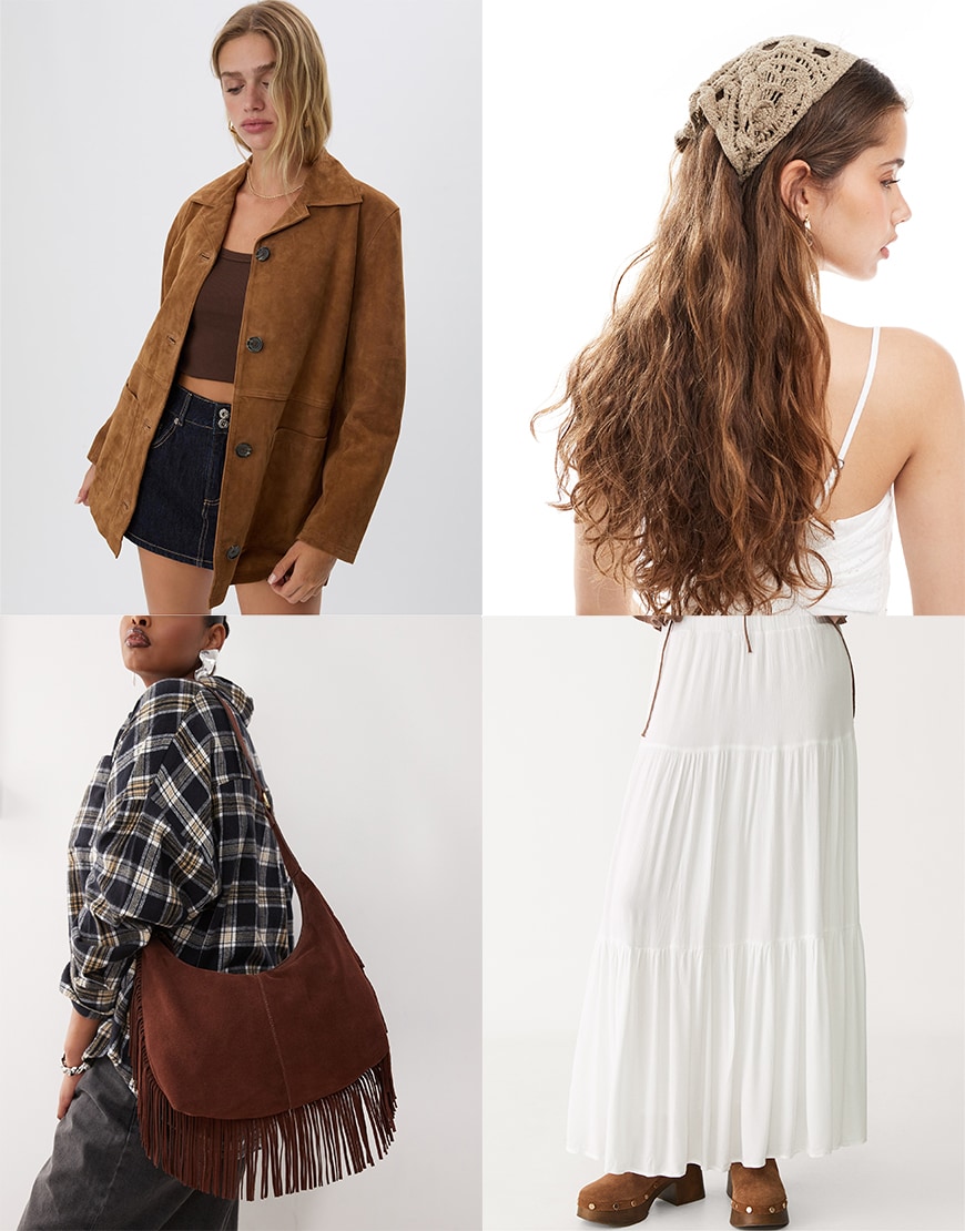 Collage of ASOS clothes