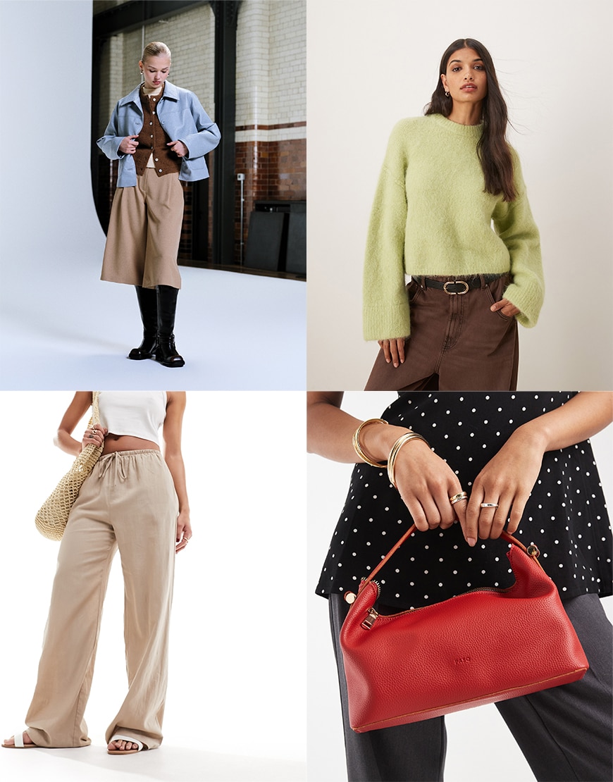 Collage of ASOS clothes