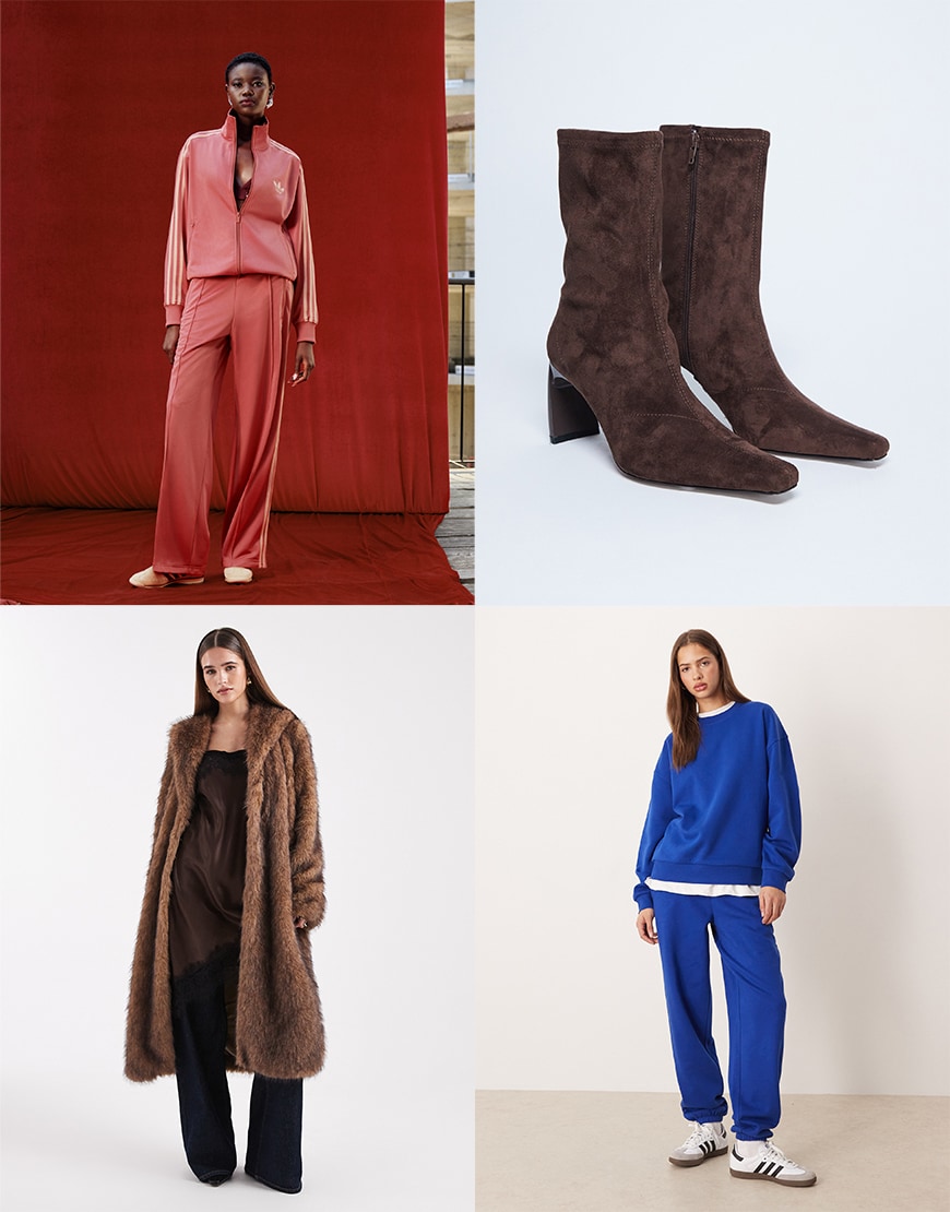 Collage of ASOS clothes