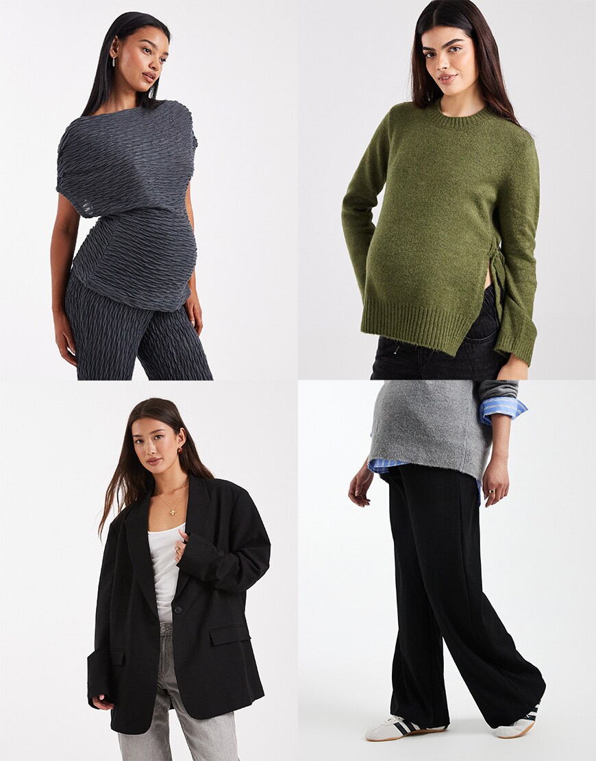 Collage of ASOS clothes