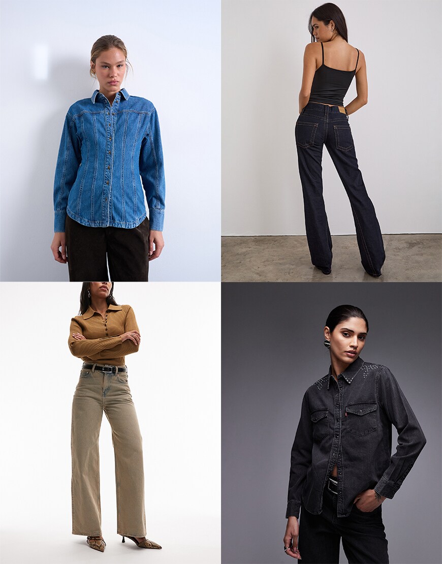 Collage of ASOS clothes