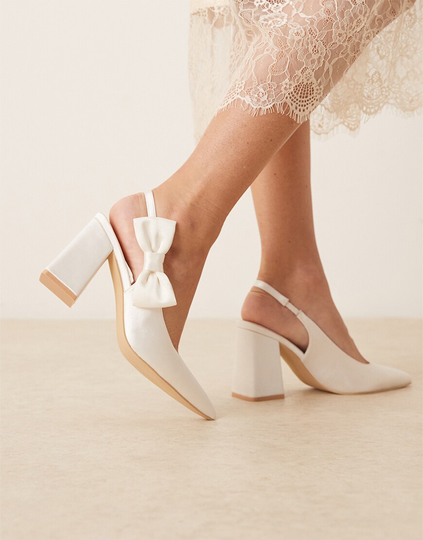 White block heels