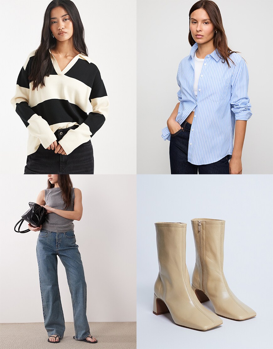 Collage of ASOS clothes