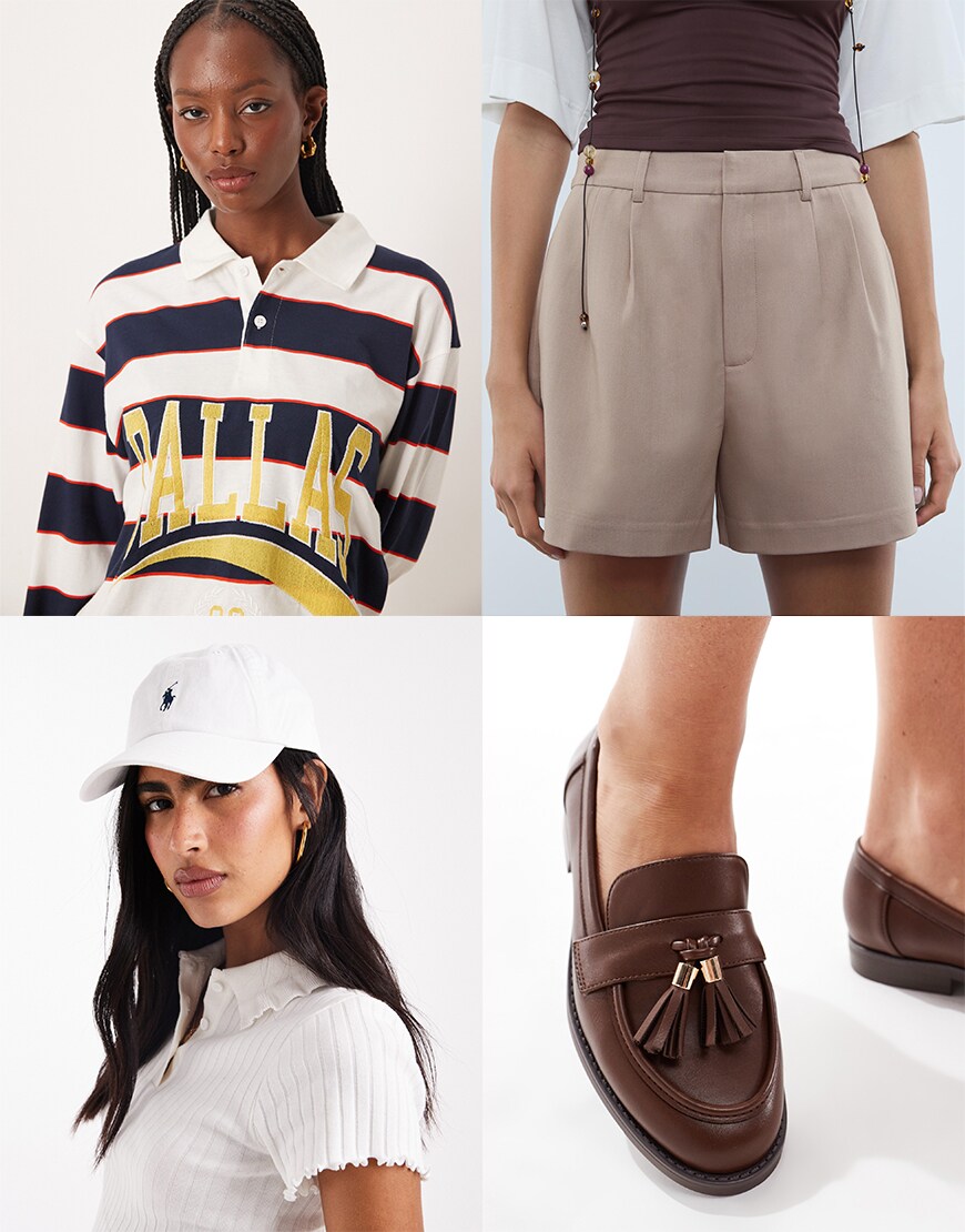 Collage of ASOS clothes