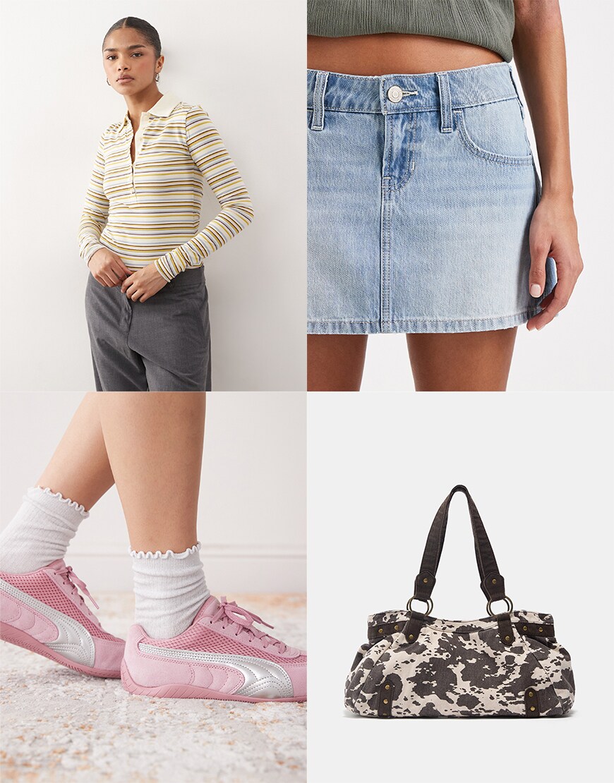 Collage of ASOS clothes