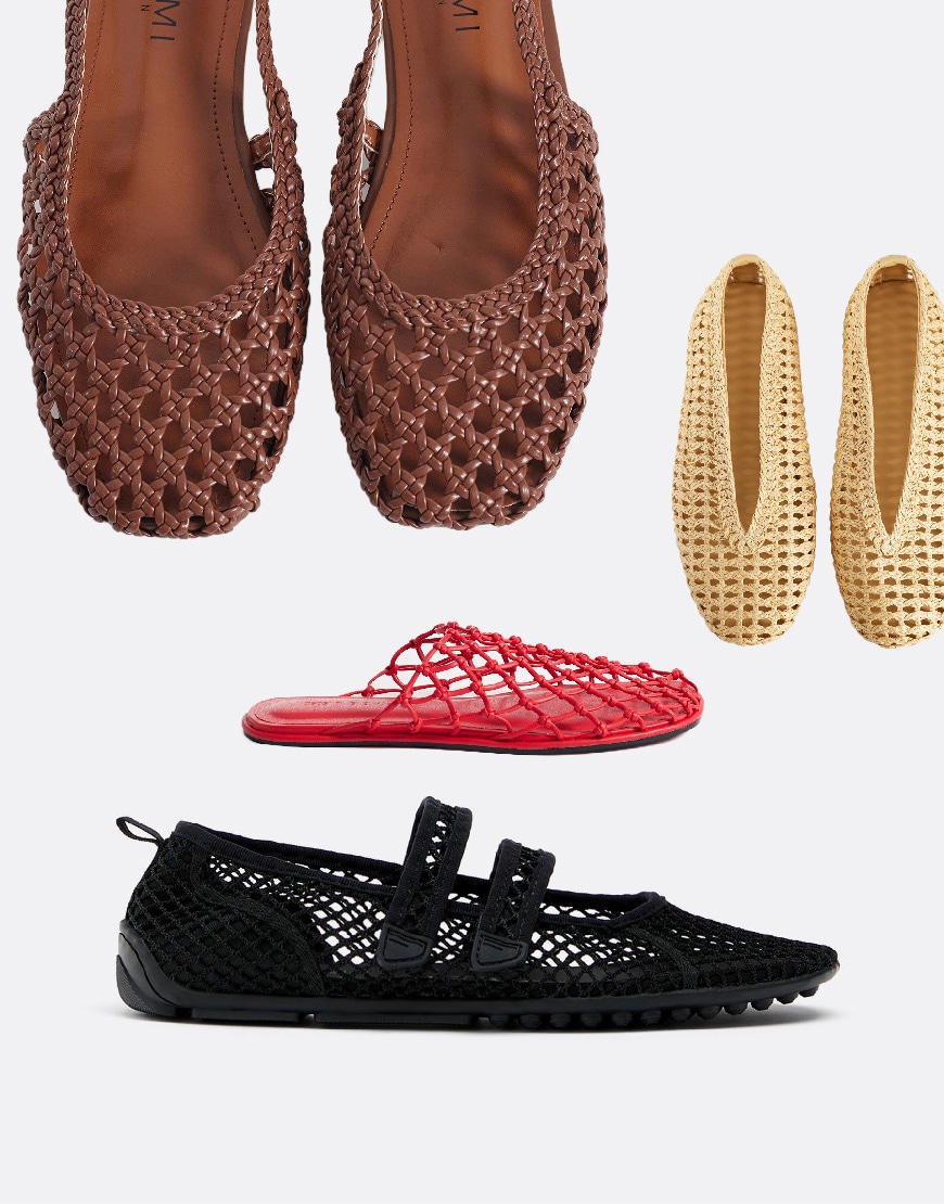 Collage of ASOS ballet flats | ASOS Style Feed