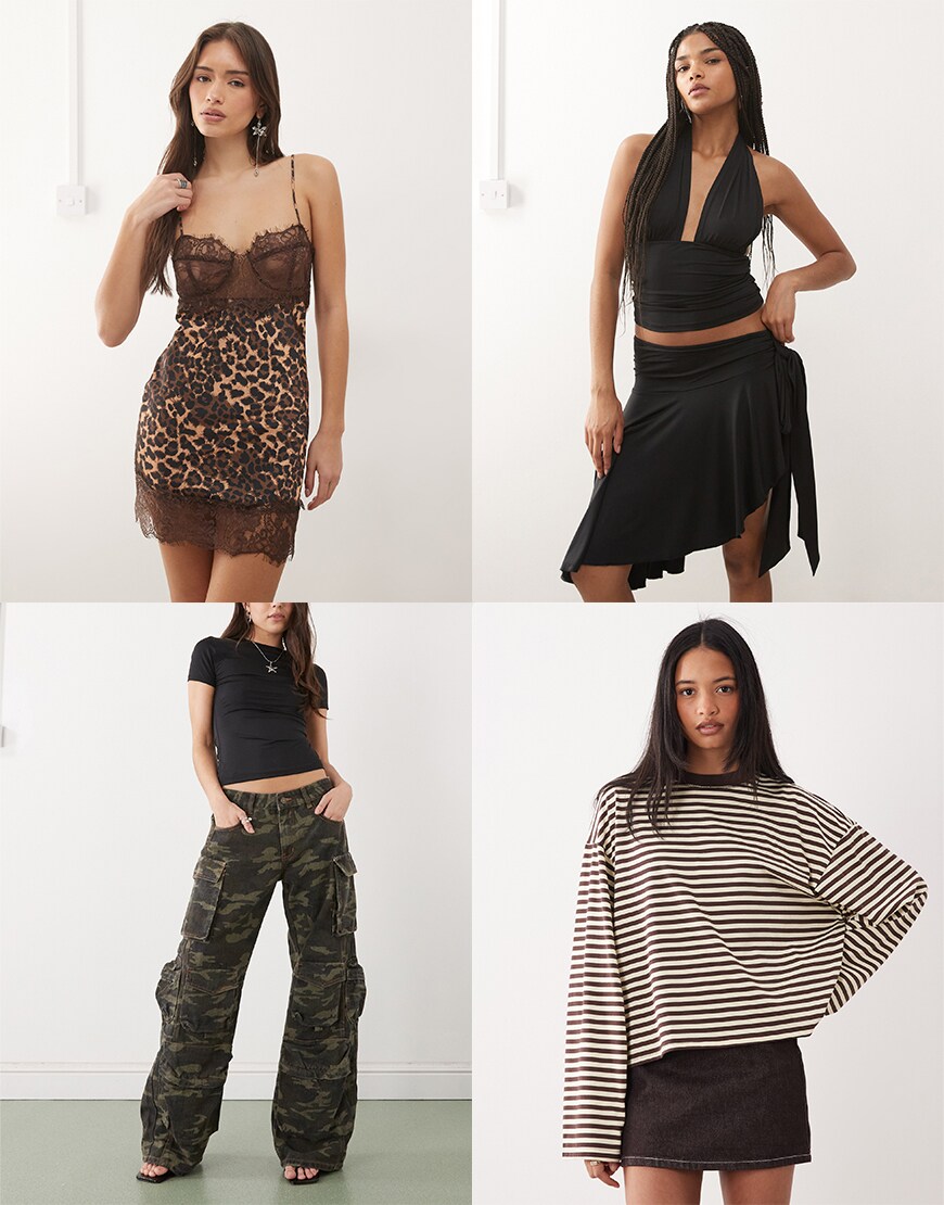 Collage of Lioness clothes