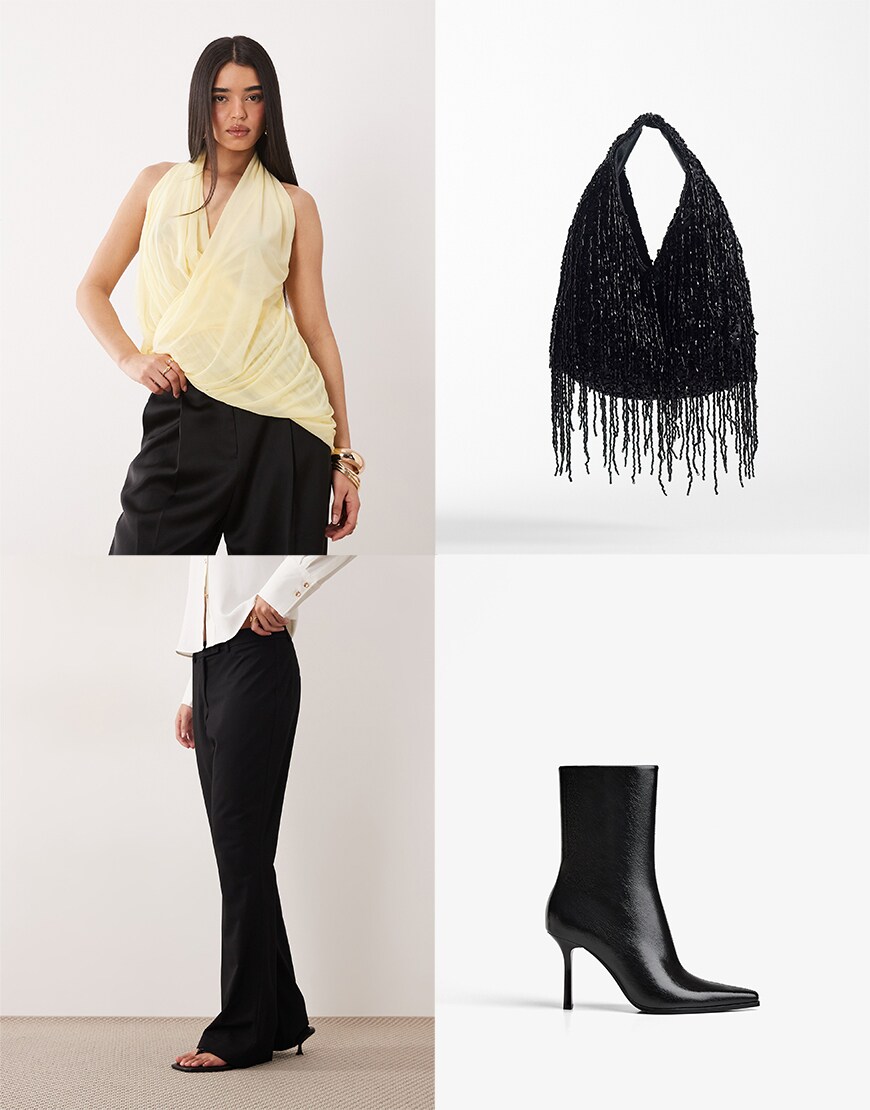 Collage of ASOS clothes