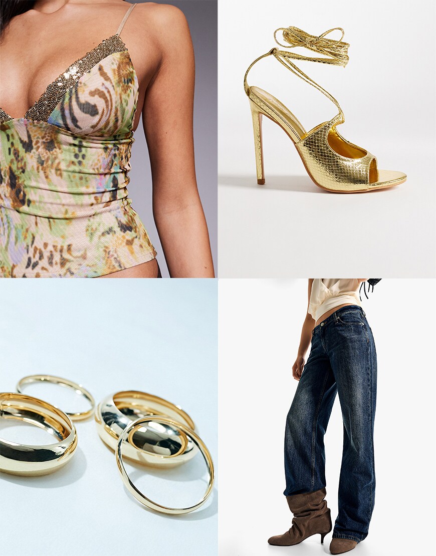 Collage of ASOS clothes