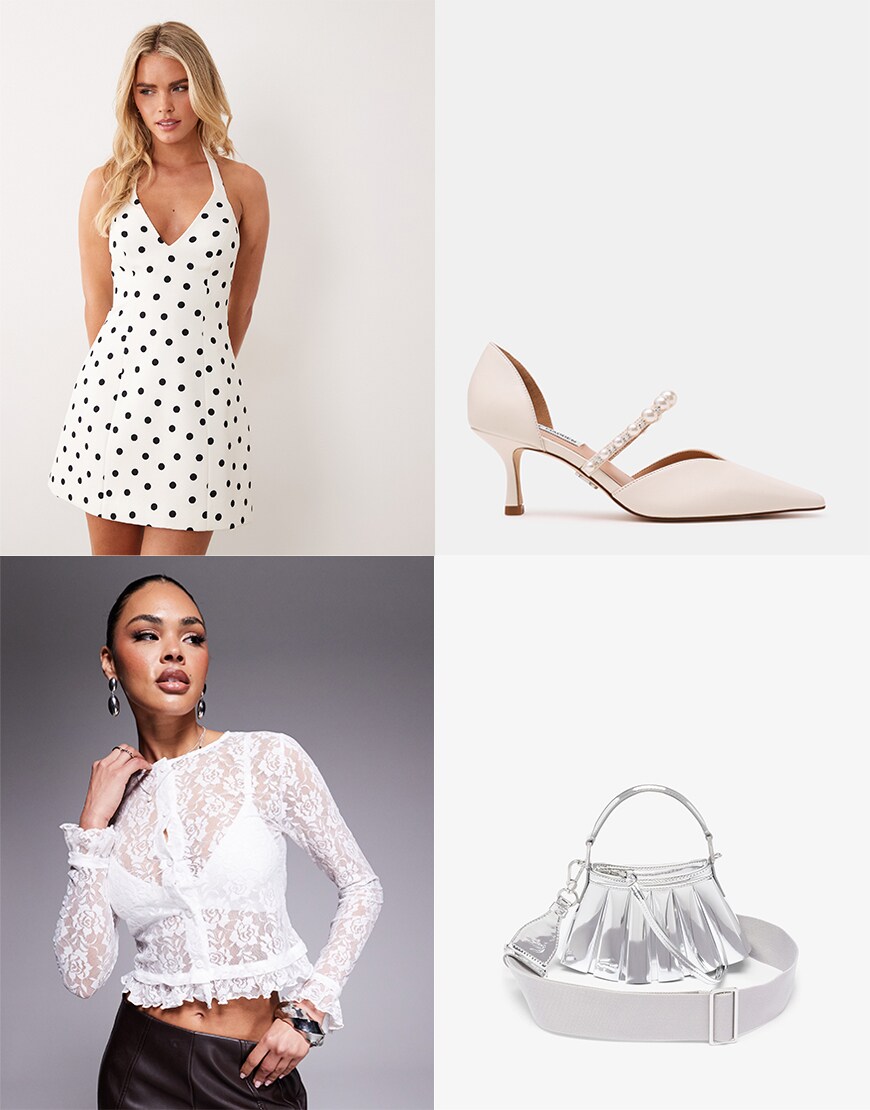 Collage of ASOS clothes