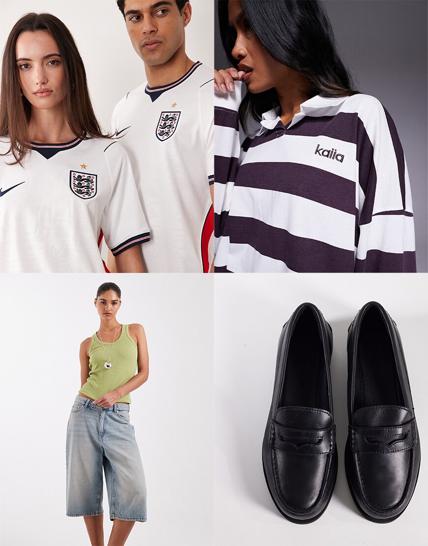 Collage of ASOS products