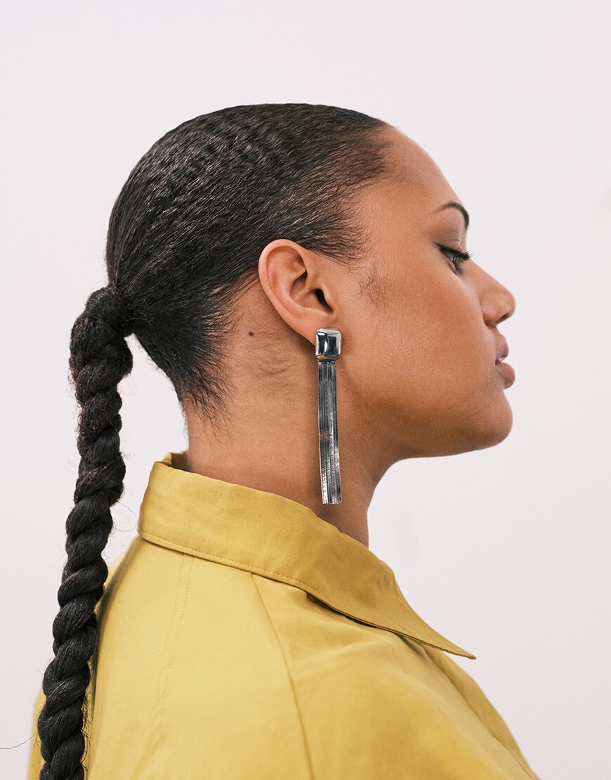 Silver Drop Earrings