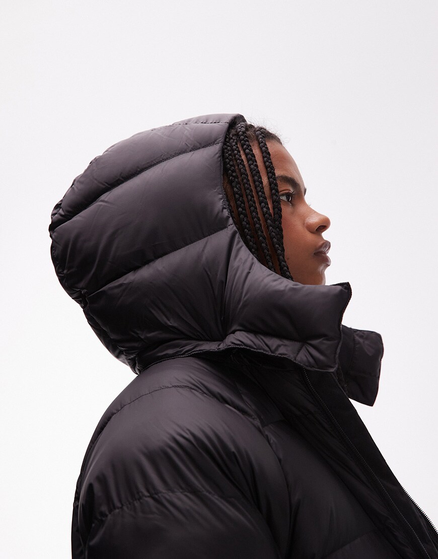 The North Face Hydrenalite City long down hooded parka in black | ASOS Style Feed