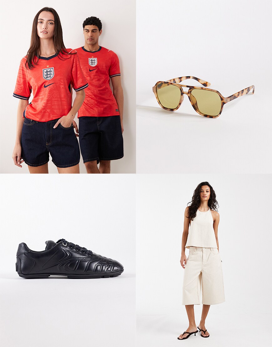 Collage of ASOS products