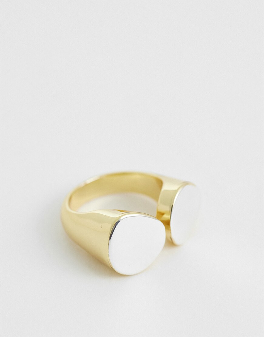 gold and silver ring|ASOS Style Feed