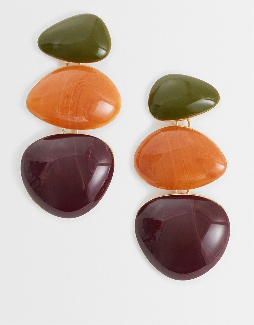 resin earrings|ASOS Style Feed