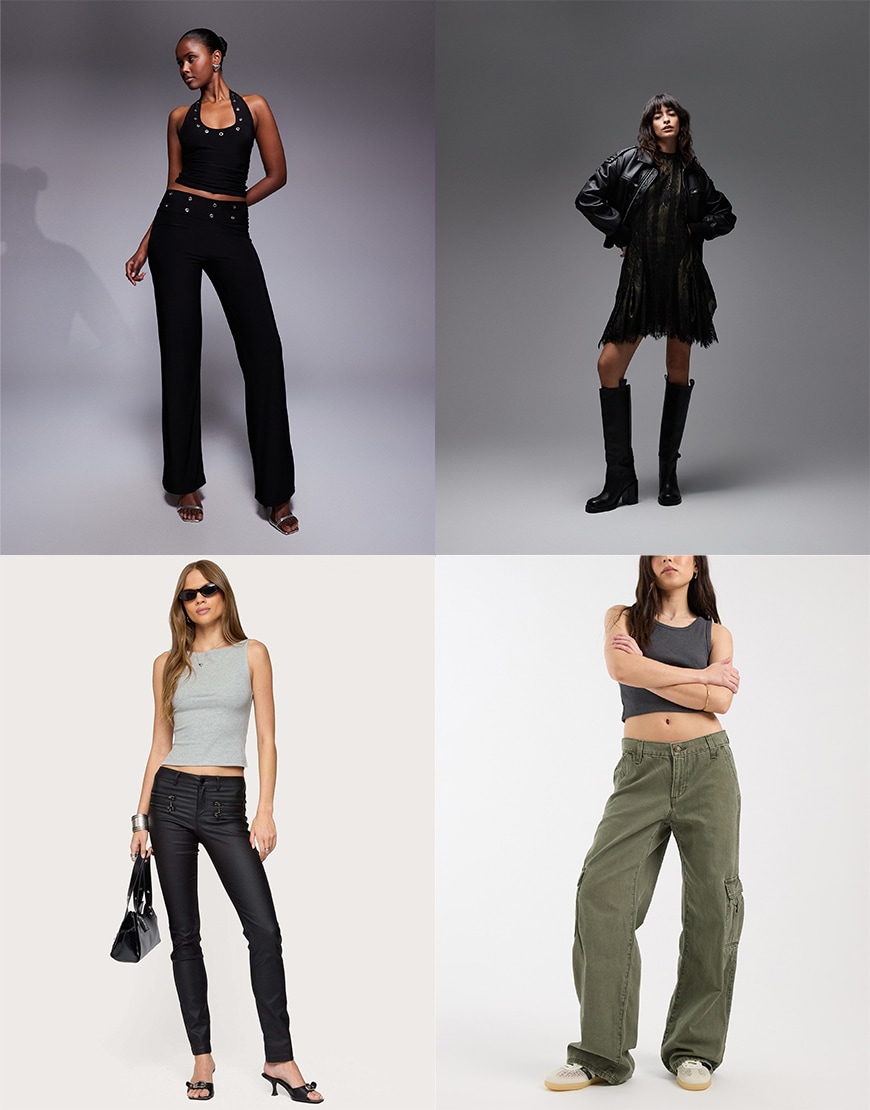 Collage of ASOS clothes