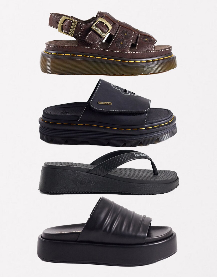 Collage of sandals