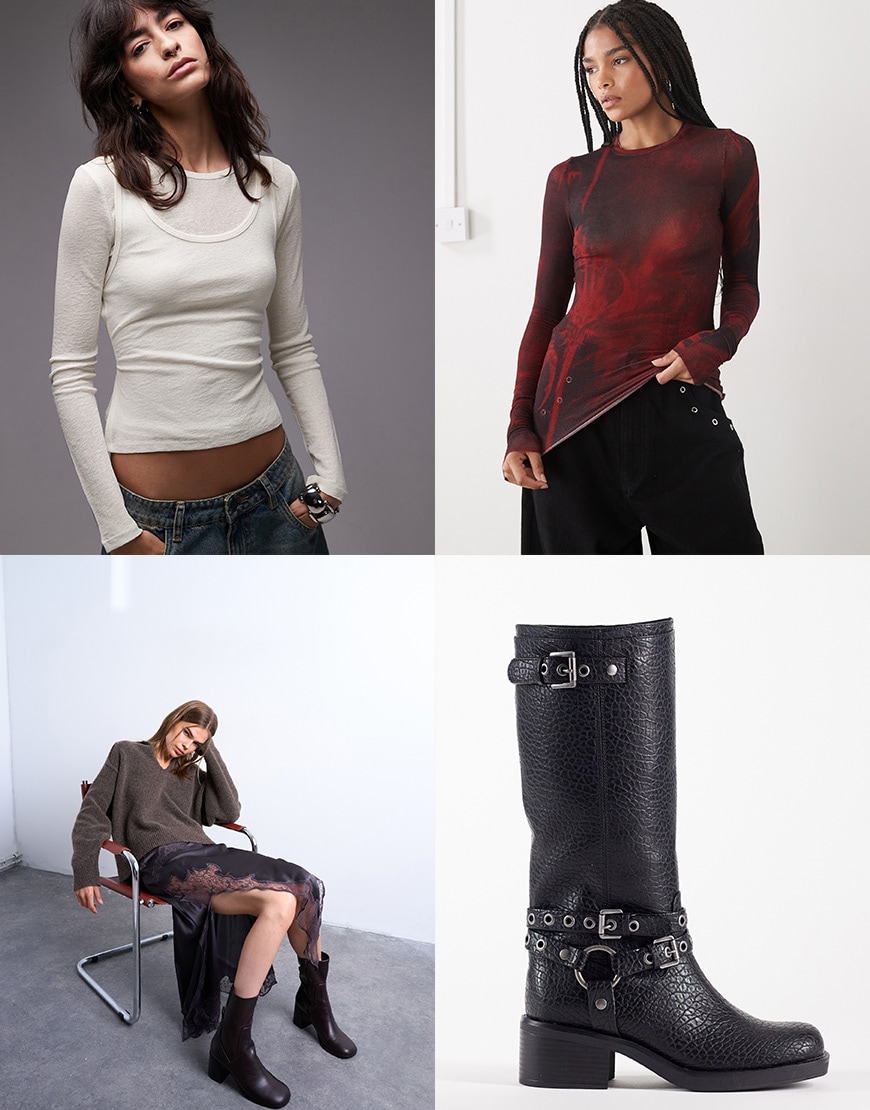 grunge outfits collage|ASOS Style Feed