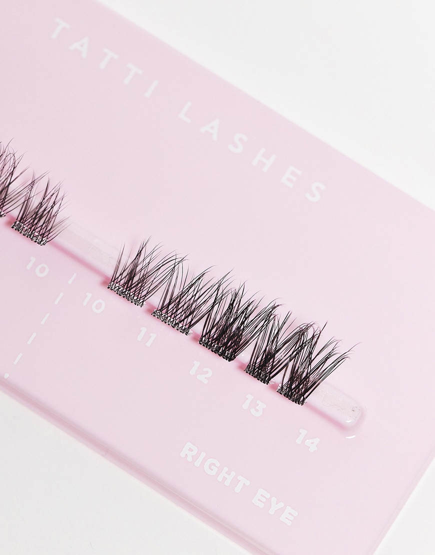 Tatti Lashes Wispy Volume 1 Step Press Pre-Glued Individuals | ASOS Style Feed