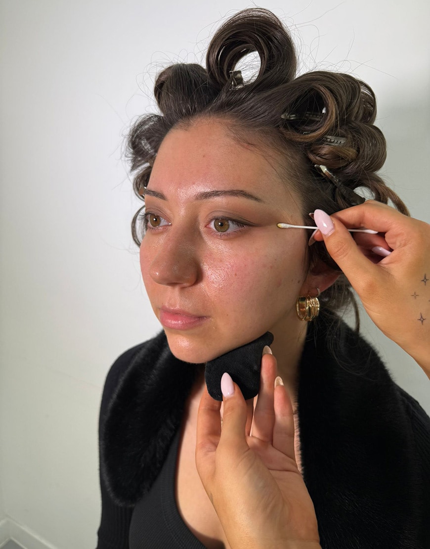 Woman applying gel black eyeliner | ASOS Style Feed