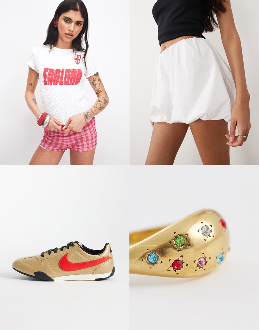 Collage of ASOS products