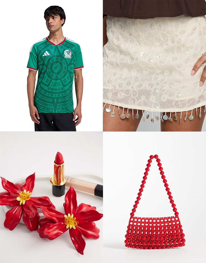 Collage of ASOS products
