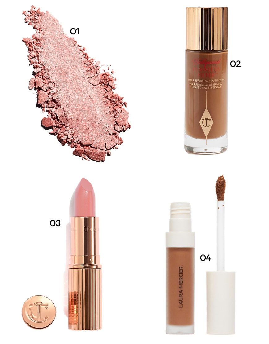 Collage of ASOS makeup