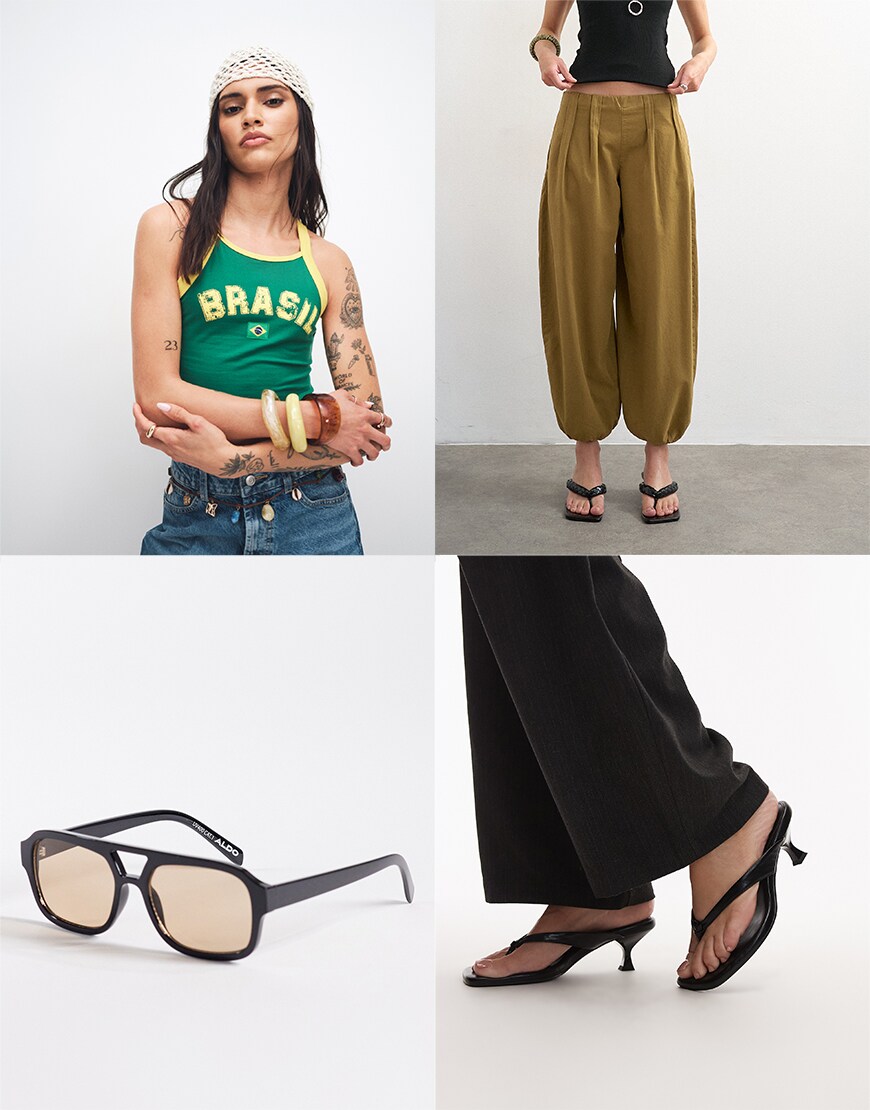 Collage of ASOS products