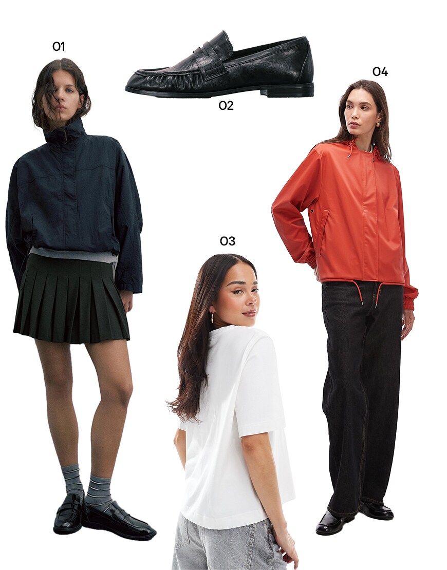 summer rain jacket outfit|ASOS Style Feed