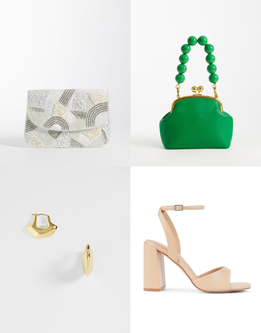 Collage of ASOS accessories