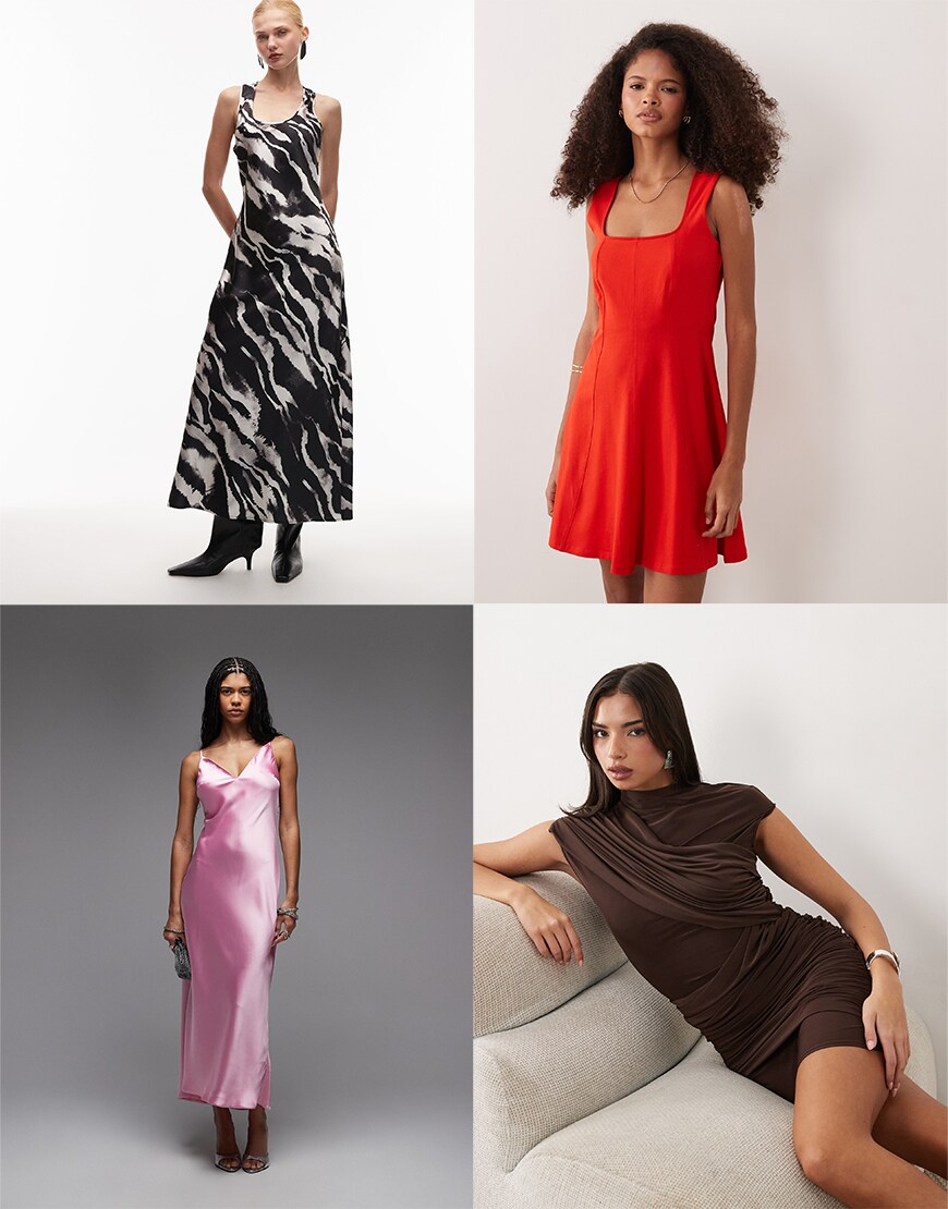 Collage of ASOS products