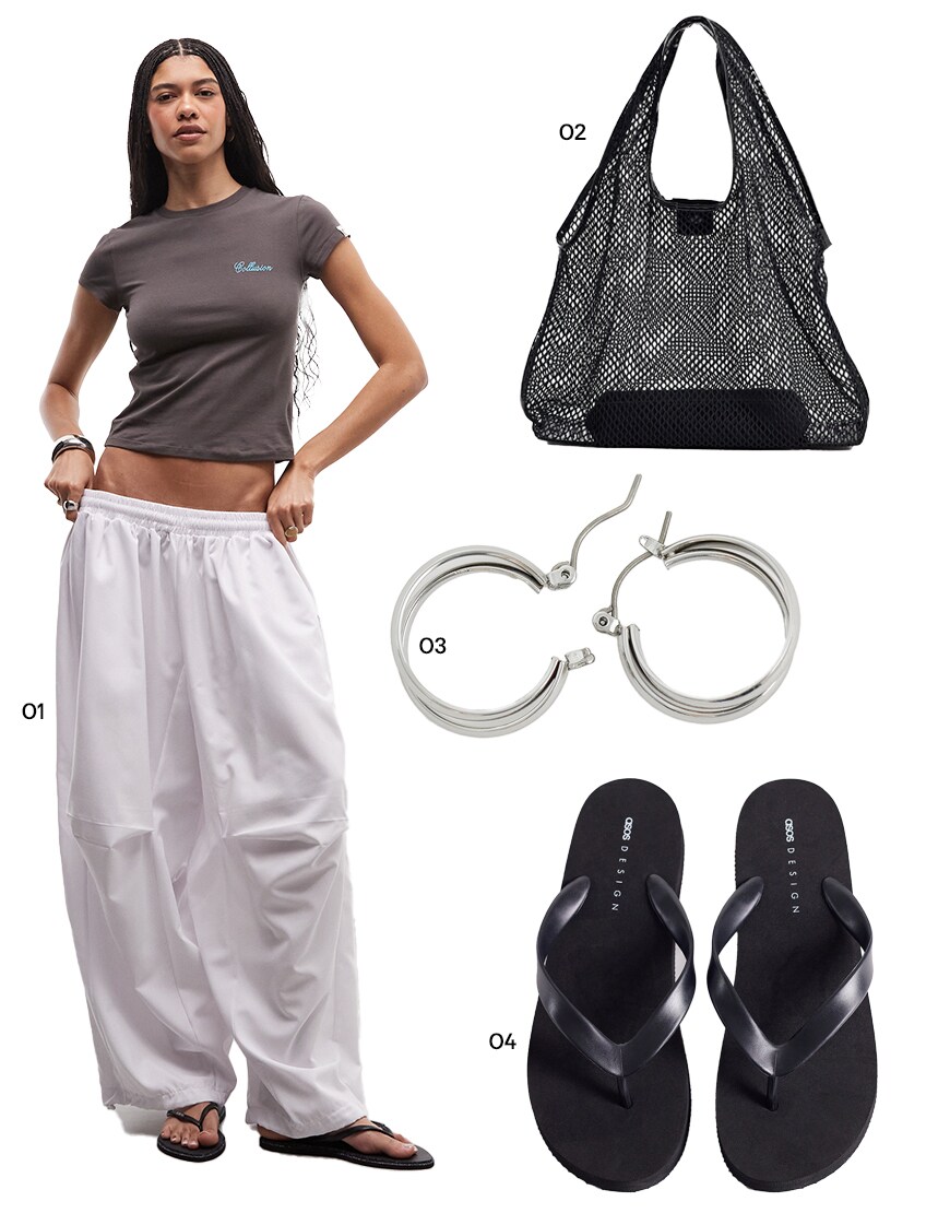 Collage of ASOS products
