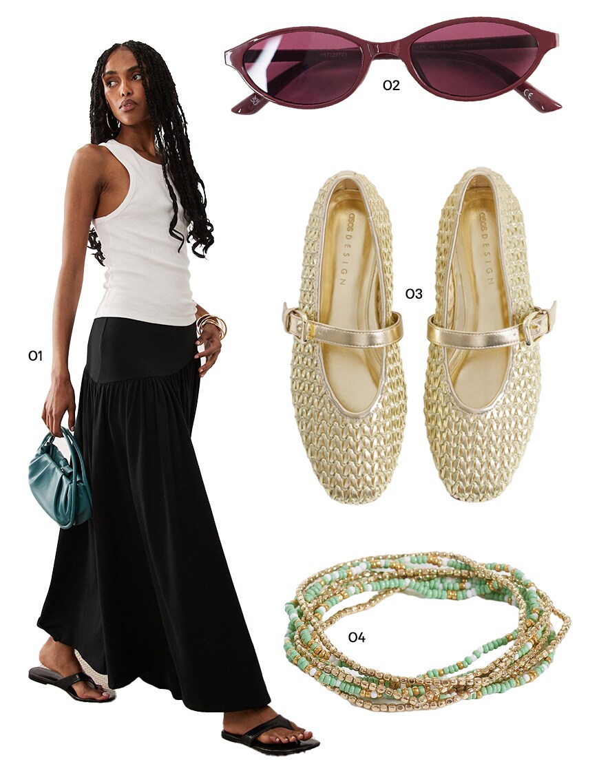 Collage of ASOS products