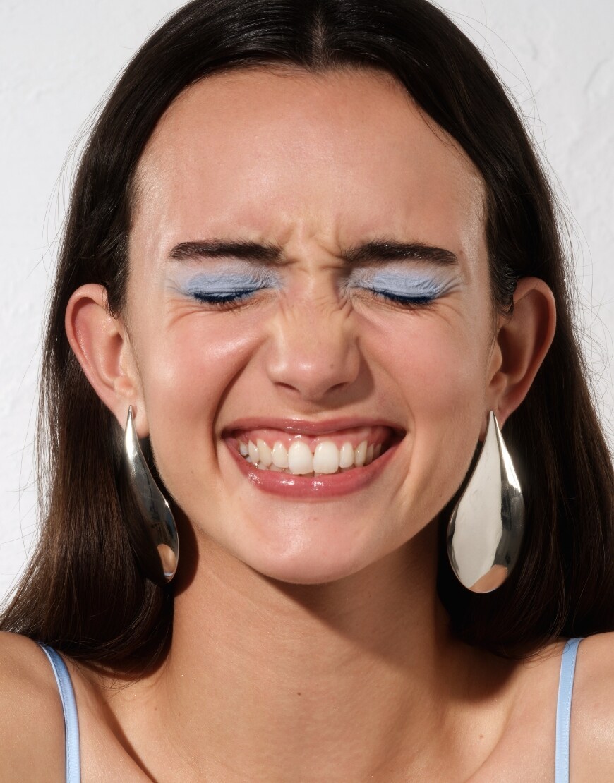 Woman smiling