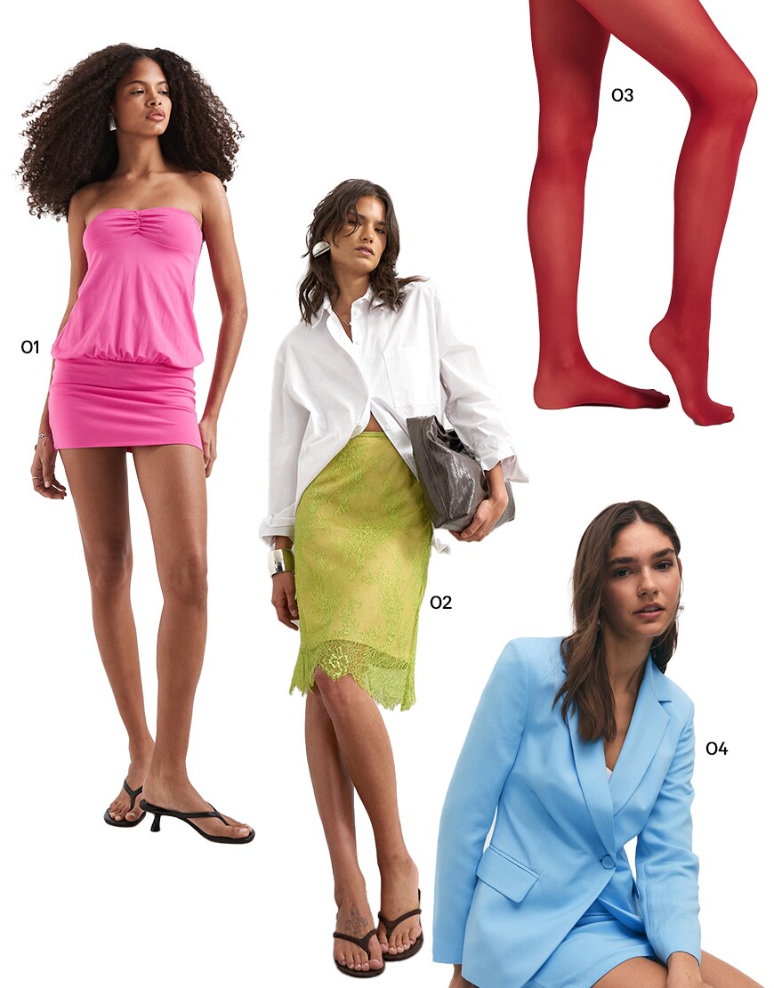 Collage of ASOS clothes