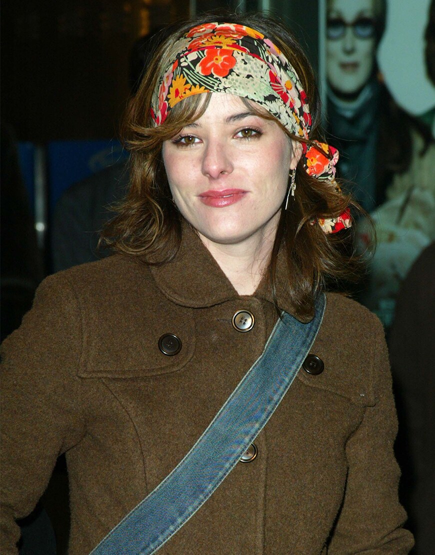 Woman wearing a head scarf