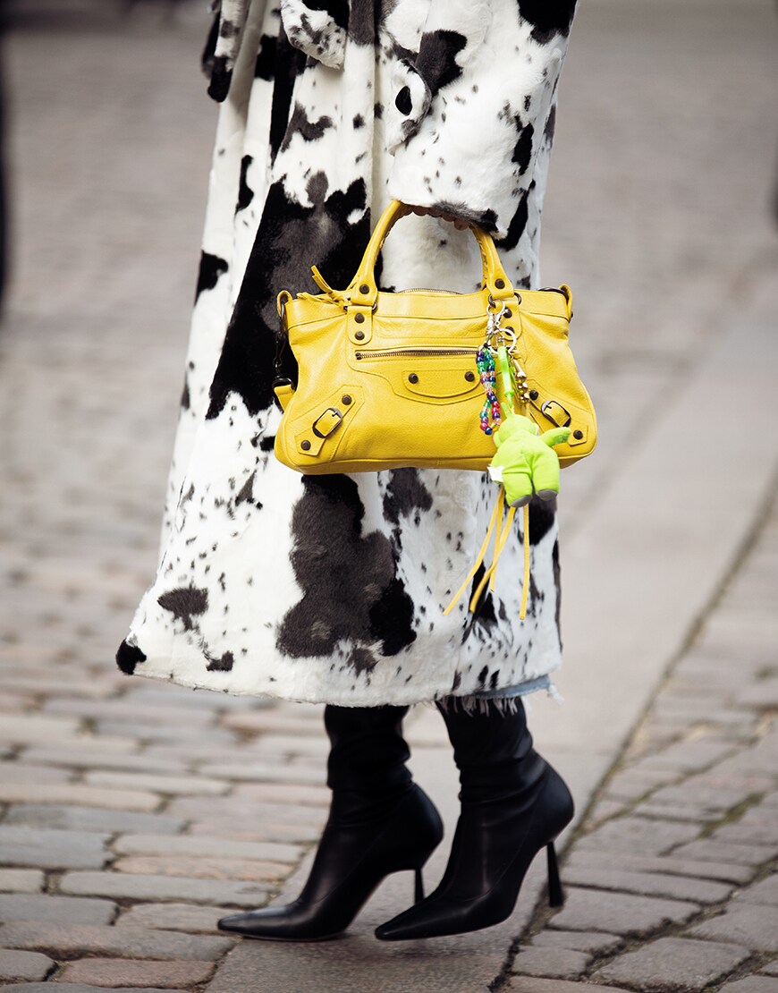 Woman wearing faux-fur jacket | ASOS Style Feed