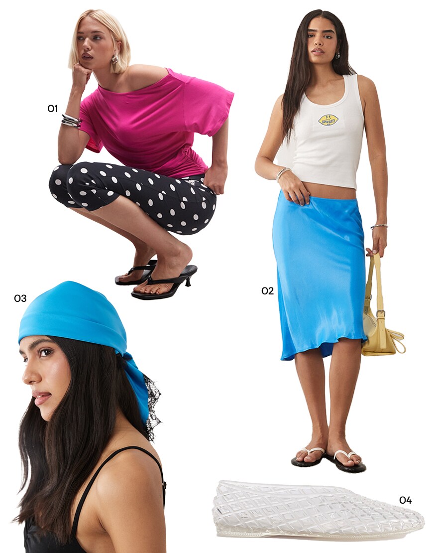 Collage of ASOS products