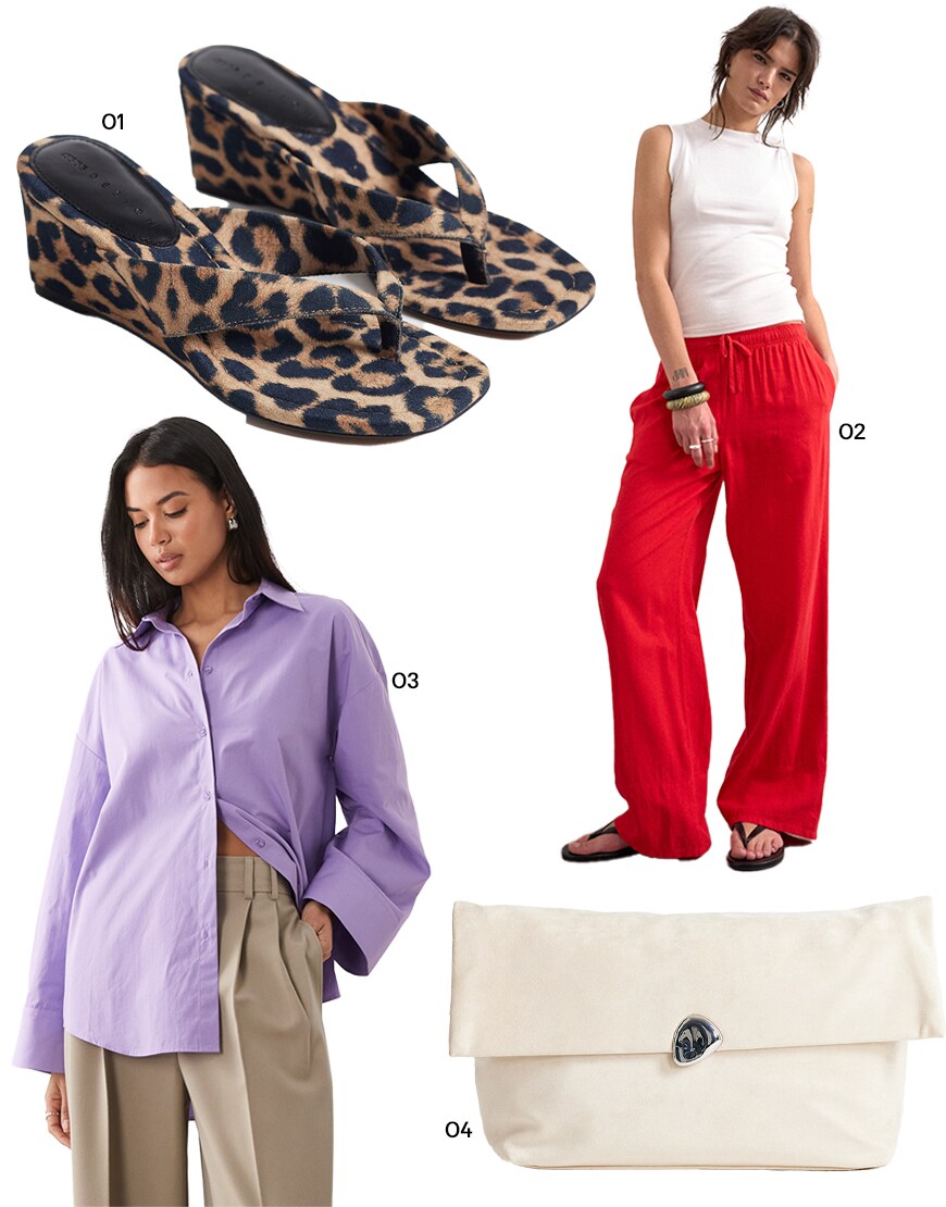 Collage of ASOS products