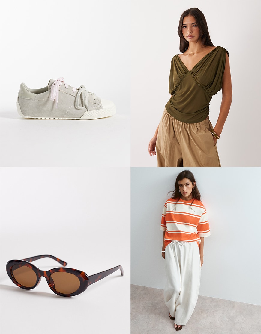 Collage of ASOS products